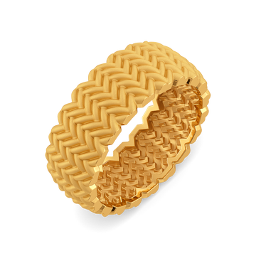 Knits of Autumn Gold Rings