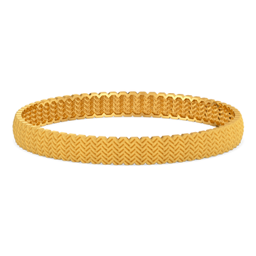 Knits of Autumn Gold Bangles