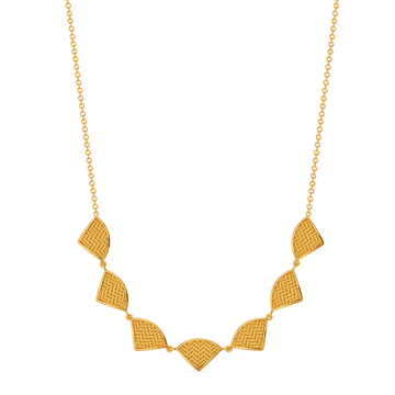 Knit Play Gold Necklaces
