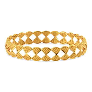 Knit Play Gold Bangles