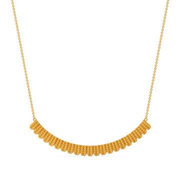 Knit Play Gold Necklaces
