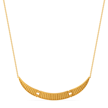Knit Play Gold Necklaces