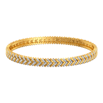 Woven in Sparkle Diamond Bangles