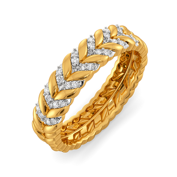 Woven in Sparkle Diamond Rings