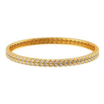 Woven in Sparkle Diamond Bangles