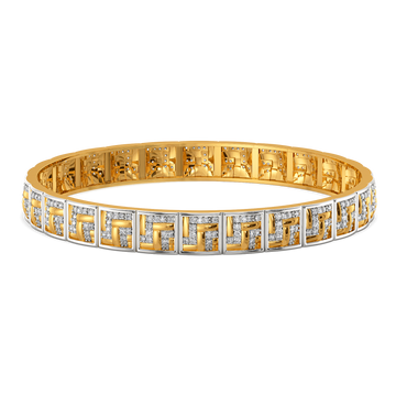 Woven in Sparkle Diamond Bangles