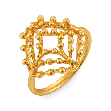 Unbridled Frivolity Gold Rings