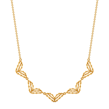 Unbridled Frivolity Gold Necklaces