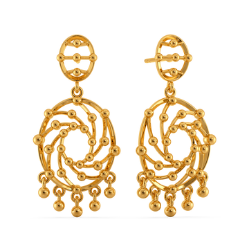 Wear Your Individuality Gold Earrings