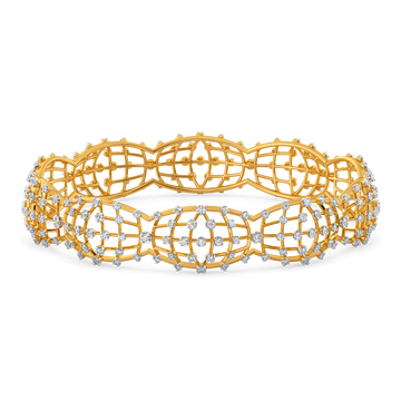 Lattice of Luxury Diamond Bangles