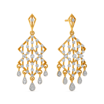 Extravagant Charm Diamond Earrings