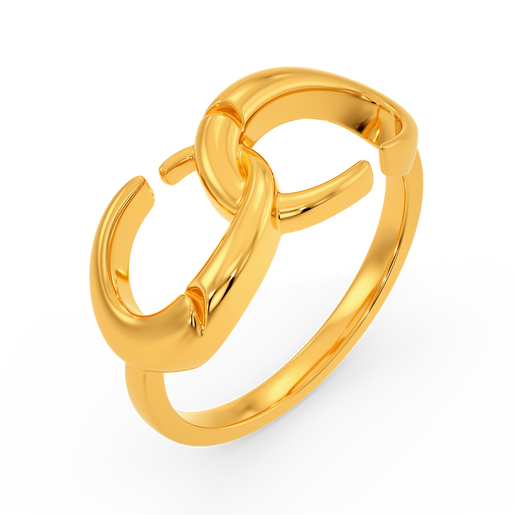 The Untamed Beast Gold Rings