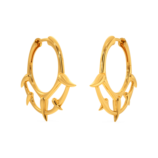 Wild Creature Gold Earrings