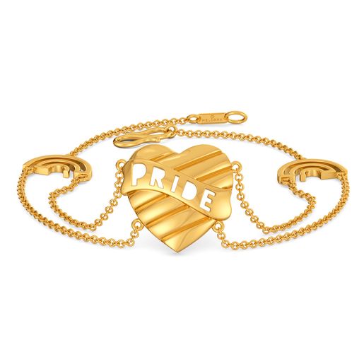 Pride Parade Gold Bracelets