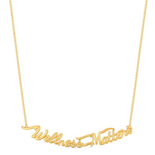 Wellness Vibes Gold Necklaces
