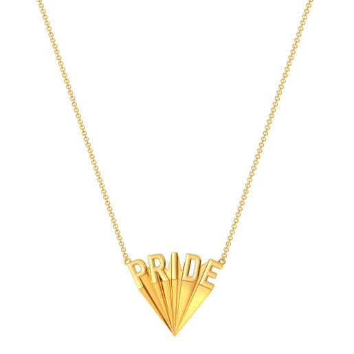 Colours Of Love Gold Necklaces