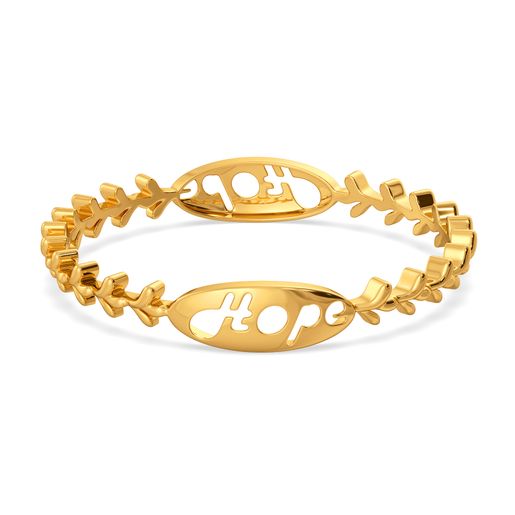 Spirit of Hope Gold Bangles