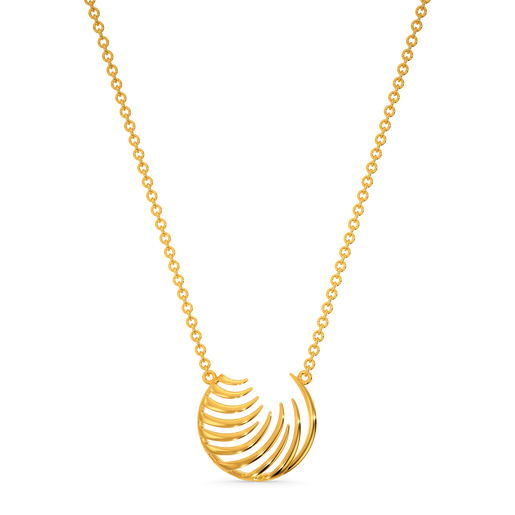 Feather Perfect Gold Necklaces