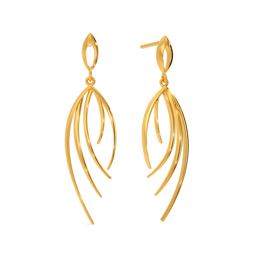 18K Gold Earrings: Shop for 18 Karat Gold Earring Designs Online