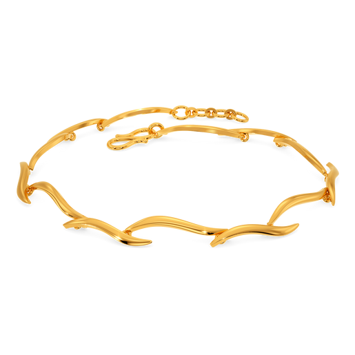 Feathers Vogue Gold Bracelets