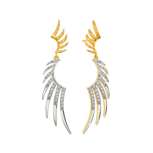 Feather Dream Diamond Earrings