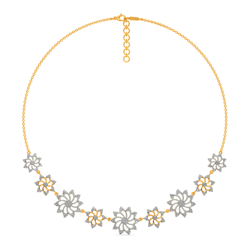 Blossom Bouquet Diamond Necklaces