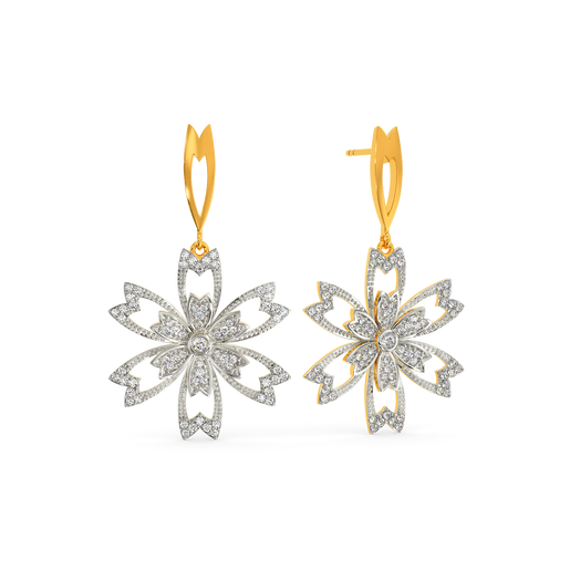 Floral Fantasia Diamond Earrings