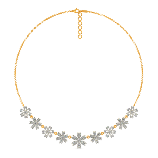 Floral Fantasia Diamond Necklaces