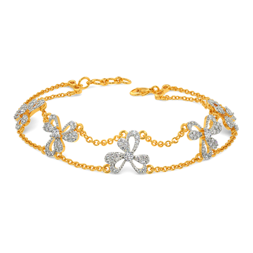 Petal Whispers Diamond Bracelets