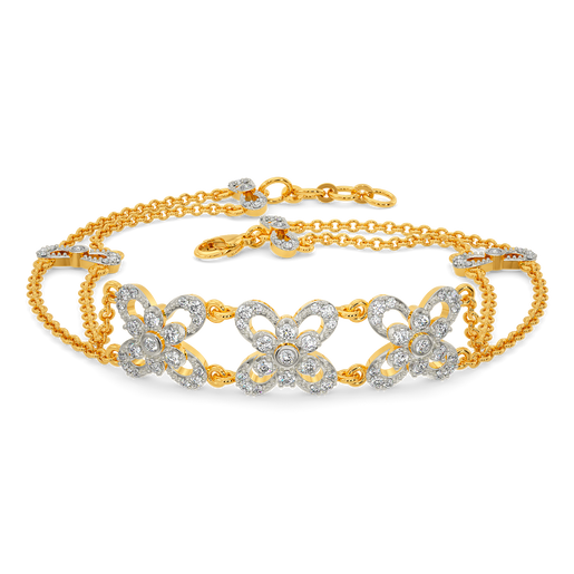 Express in Florals Diamond Bracelets