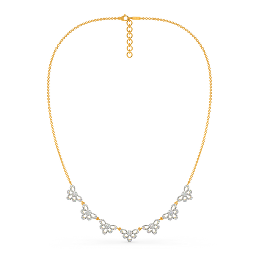Express in Florals Diamond Necklaces