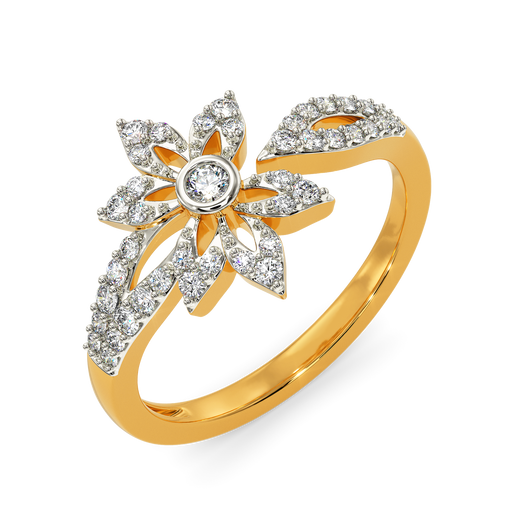 Whimsical Blooms Diamond Rings