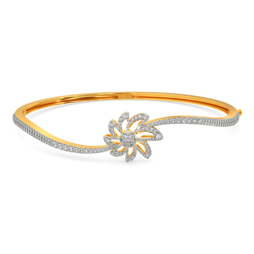 In a Floral Dream Diamond Bangles