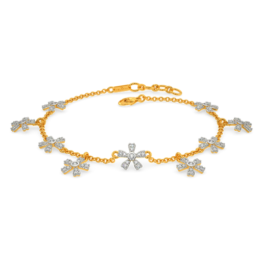 Flora Sparkle Diamond Bracelets
