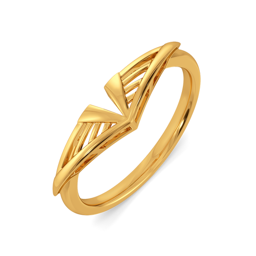 Wild Tropic Gold Rings