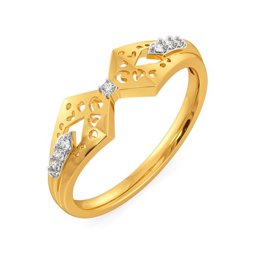 Wild Notch Diamond Rings