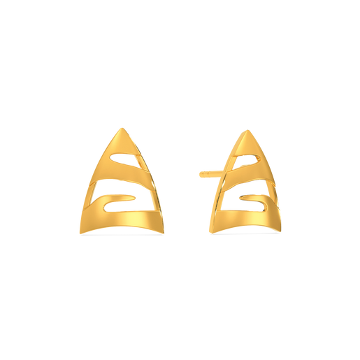 Wild At Heart Gold Earrings