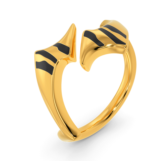 Touch Of Wildness Gold Rings