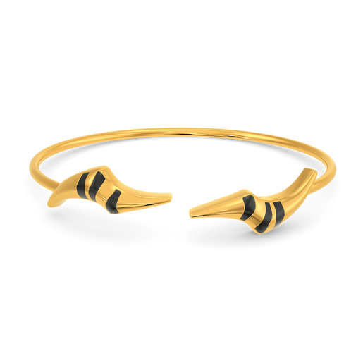 Touch Of Wildness Gold Bangles