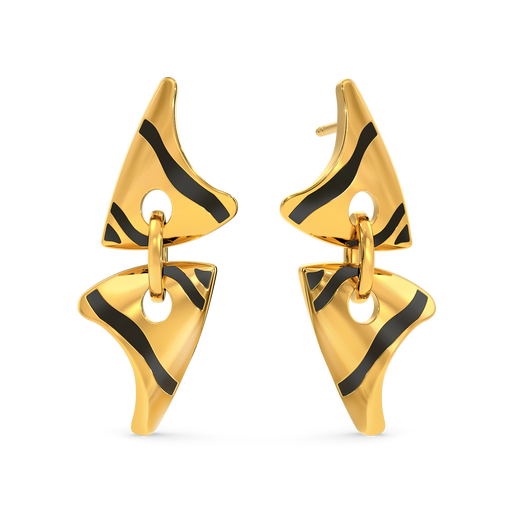 Your Fierce Side Gold Earrings