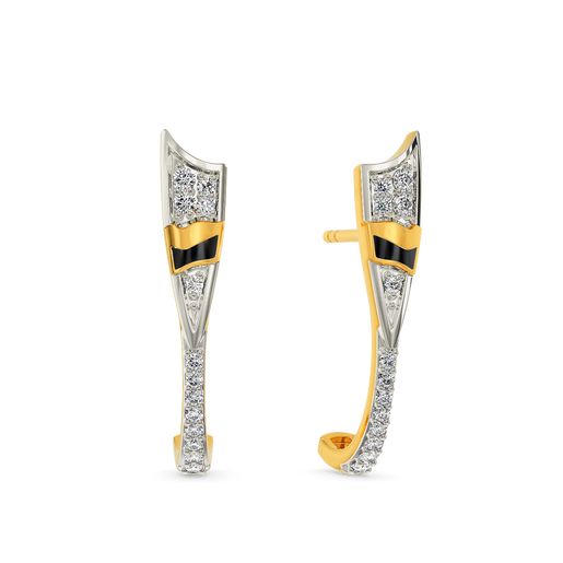 Like A Tiger Diamond Earrings