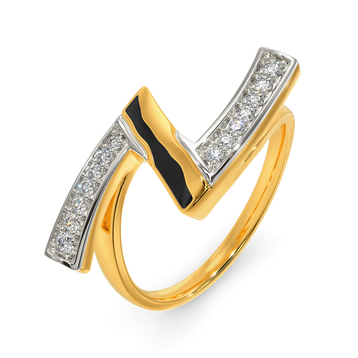 Zebra Debra Diamond Rings