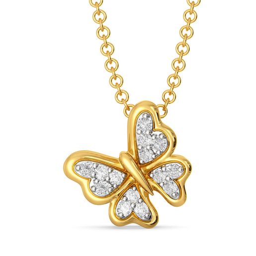 Glitter Fly Diamond Pendants