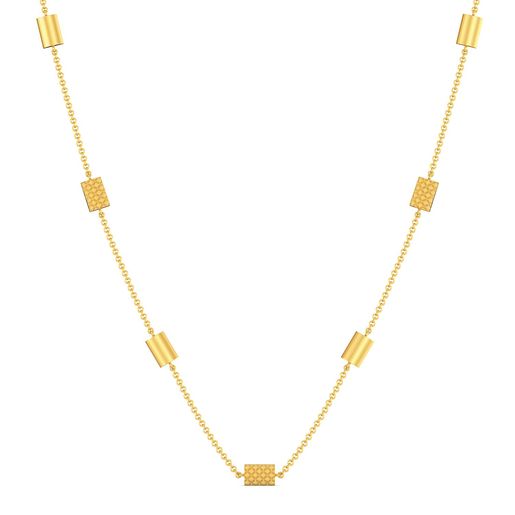 The Mamba Maze Gold Necklaces