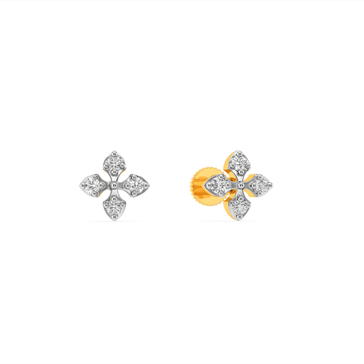 Floral Bloom Diamond Earrings