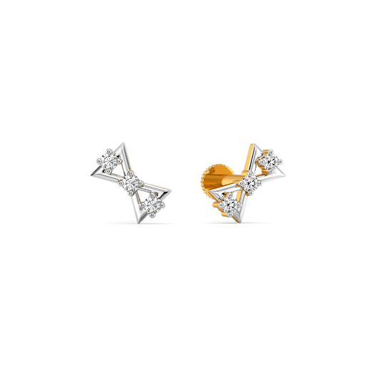 Twilight Bow Diamond Earrings