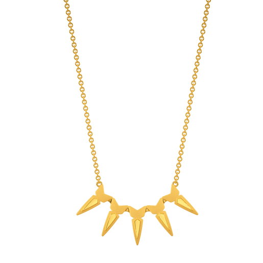 Touch Of Boldness Gold Necklaces