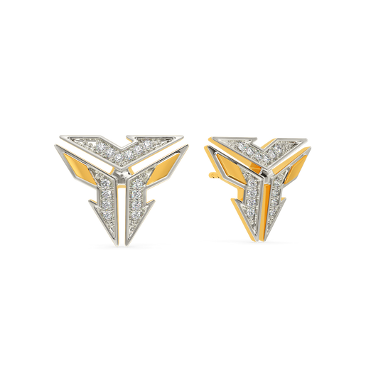 Armor Bling Diamond Earrings