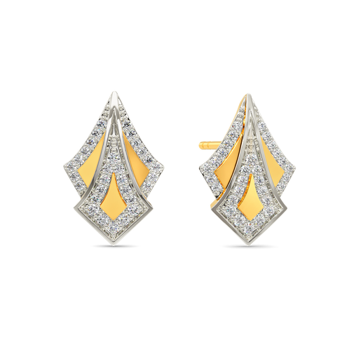 Artsy Armor Diamond Earrings