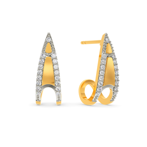Spell of Armor Diamond Earrings